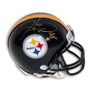  Hines Ward Signed Pittsburgh Steelers Mini Helmet 