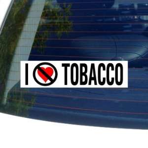  I Hate Anti TOBACCO   Window Bumper Sticker Automotive