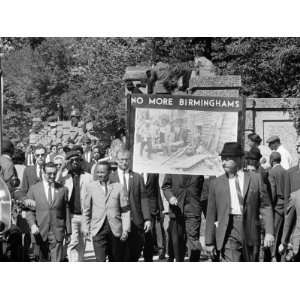 Congress of Racial Equality Marches in Memory of Birmingham Youth 