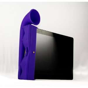  Retro Ipad Horn Speaker Stand for iPad 2 Purple 