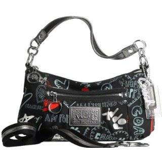   COACH 16051 POPPY GRAFFITI GROOVY BLACK 