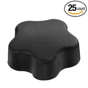 DimcoGray 499 Black Thermoplastic 5 Lobe Female Insert Fluted Soft 
