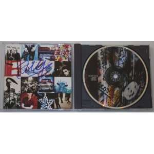  The Edge Achtung Baby Hand Signed Authentic Autographed Cd 