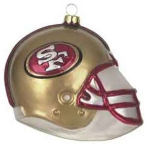 San Francisco 49ers Helmet Ornament 