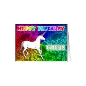  Caitlin Birthday, Unicorn Dreams Card Health & Personal 
