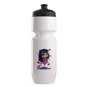  Trek Water Bottle White Blk High Maintenance Girl with 