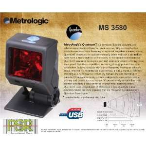 Metrologic QuantumT MS 3580 Omnidirectional (1,650 scans per sec), and 