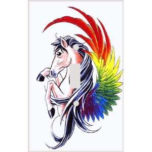  Pegasus Rainbow Decorative Switchplate Cover
