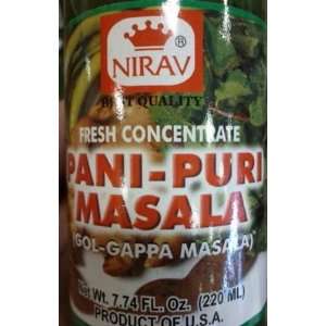 Pani Puri Masala   Fresh Concentrate  Grocery & Gourmet 