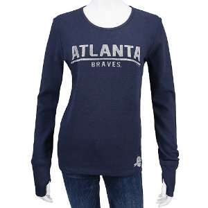  Atlanta Braves Womens Subzero Waffle T Shirt