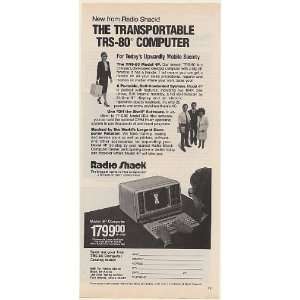  1984 Radio Shack TRS 80 Model 4P Transportable Computer 