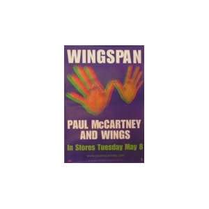    Paul Mccartney   Wingspan May 8 Poster 25x37 
