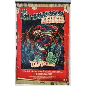  THE ALL AMERICAN REJECTS Tournado 2007 POSTER 17x11