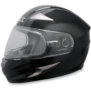   Snow Solid Helmet with Dual Lens Shield Black Extra Small XS 0121 0372
