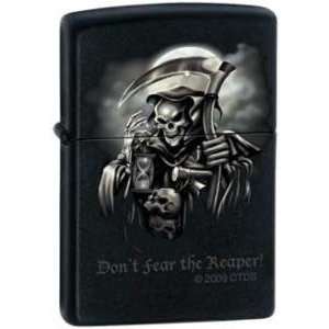   Fear the Reaper Black Matte Lighter, 0409