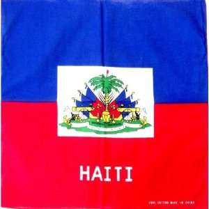  Haiti Flag Bandana   2 Pack 