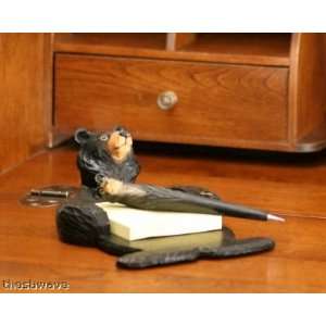  Bear Desk Set with Pen and Sticky Note Pad