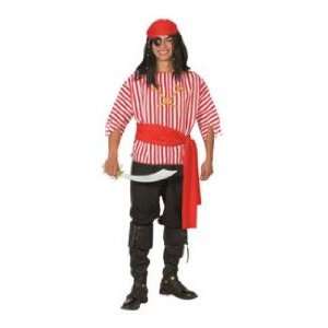  Pams Pirate King Fancy Dress Costume   Plus Size 