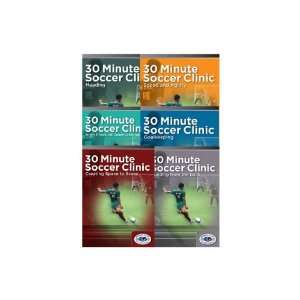 30 Minute Soccer Clinic   Complete Set (6 Dvds)   6 DVD SET  