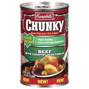 Campbells Chunky Healthy Request Beef with Country Vegetables Soup 18 