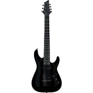  Schecter C 7 7 String Electric Guitar (Gloss Black 