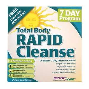  Total Body Rapid Cleanse 7Day 3part kit by ReNew Life 