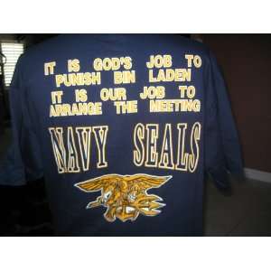  U S Navy SEAL Bin Laden T shirt 100% Authentic Size XL 