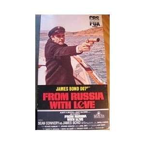  James Bond 007 From Russia With Love (CBS FOX VHS) 1984 