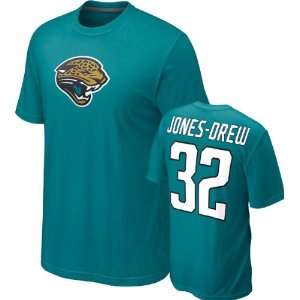  Maurice Jones Drew #32 Teal Nike Jacksonville Jaguars Name 