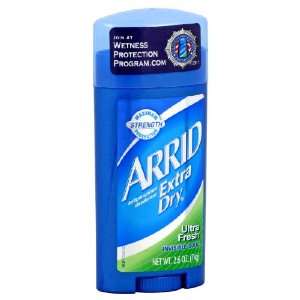 Arrid Extra Dry Antiperspirant Deodorant, Ultra Fresh, Invisible Solid