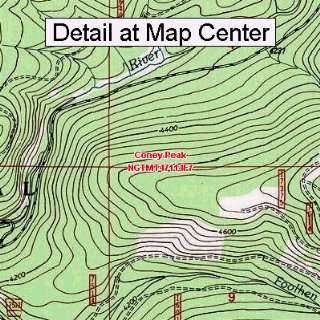  USGS Topographic Quadrangle Map   Coney Peak, Montana 