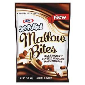 Kraft JET Puffed Mallow Bites Milk Choco Grocery & Gourmet Food