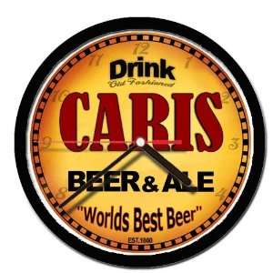  CARIS beer and ale cerveza wall clock 