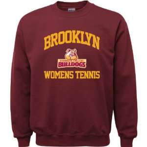  Brooklyn College Bulldogs Maroon Youth Womens Tennis Arch 