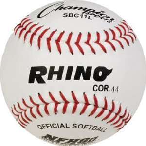  Champion Sports Rhino 11 Inch White Softball   Available 