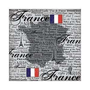  Scrapbook Customs   World Collection   France   12 x 12 