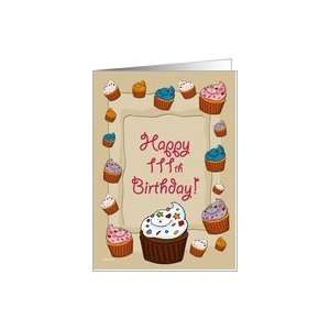  111th Birthday Cupcakes Card Toys & Games