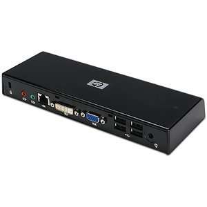  HP USB 2.0 Docking Station Audio VGA DVI Network USB 