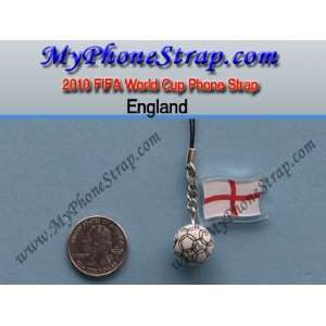 2010 FIFA World Cup Phone Strap    England Soccer Football Team (Japan 