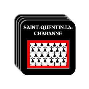 Limousin   SAINT QUENTIN LA CHABANNE Set of 4 Mini Mousepad Coasters
