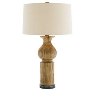  12592 414 Colby Waxed Wood Lamp