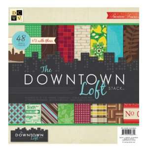  DCWV 12 Inch x12 Inch Premium Cardstock Stack   Downtown 