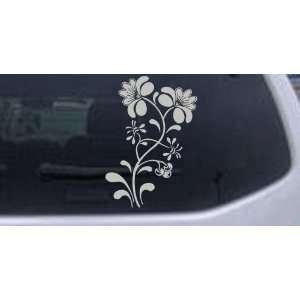  Swirl Leaf Flowers And Vines Car Window Wall Laptop Decal 