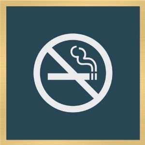  Intersign Sign 6X6 Subsurface General No Smoking Symbol 