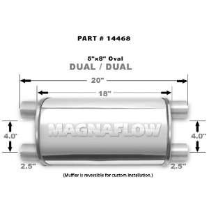  Magnaflow Universal Muffler 14468 Automotive