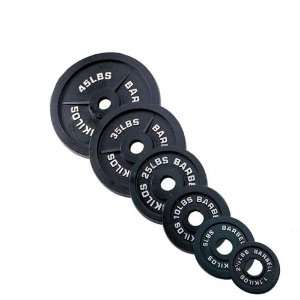  Body Solid 355 lb Cast Iron Olympic Plate Set Sports 