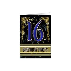  16th Birthday Party Invite Card Toys & Games