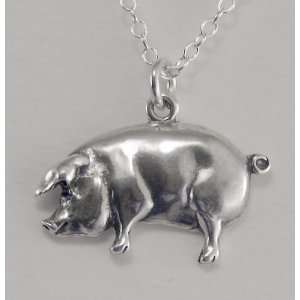  A Little Hog in Sterling Silver Made in America Jewelry