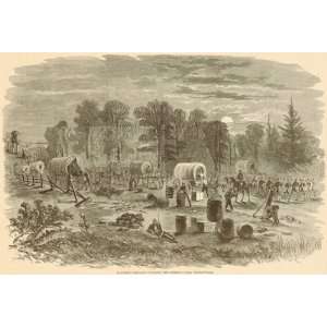  Harpers 1866 Antique Civil War Print of the Blenkers 