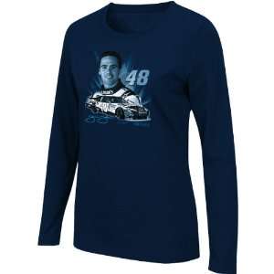 Team Collection Jimmie Johnson Womens Happy Hour Long Sleeve Tee 